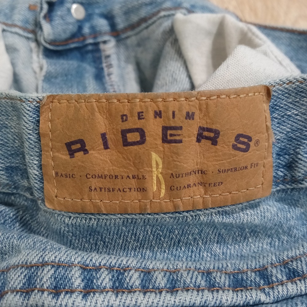 Lee Denim Riders Light Wash High Waisted Straight Leg Jeans 10M 130208D Blue - Picture 4 of 10